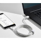 Кабель Baseus Simple Wisdom Data Cable Kit USB to Micro 2.1A (2PCS/Set）1.5m White (TZCAMZJ-02)