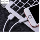 Кабель HOCO X1 USB to Micro  2.4A, 2m, PVC, PVC connectors, White (6957531042686)