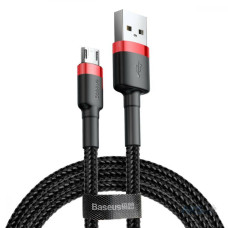 Кабель Baseus Cafule Cable USB For Micro 1.5A 2m Red+Black (CAMKLF-C91)