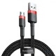 Кабель Baseus Cafule 1.5A AM / Micro USB 2m Red/Black(CAMKLF-C91)