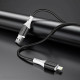 Кабель BOROFONE BX79 Type-C to iP 3A, 20W, 1m,, silicone, silicone connectors, Black (BX79PDLB)