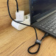 Кабель Mibrand MI-32 Nylon Charging Line USB for Type-C 2A 0.5m Black (MIDC/3205TB)