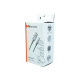 Кабель Mibrand MI-32 Nylon Charging Line USB for Type-C 2A 0.5m Black (MIDC/3205TB)