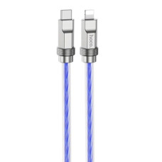 Кабель HOCO U113 Solid silicone charging data cable iP Blue (6931474790057)