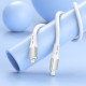 Кабель BOROFONE BX88 Solid 60W silicone charging data cable for Type-C to Type-C White (BX88CCW)