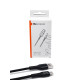 Кабель Mibrand MI-32 Nylon Charging Line USB for Type-C 2A 0.5m Black (MIDC/3205TB)