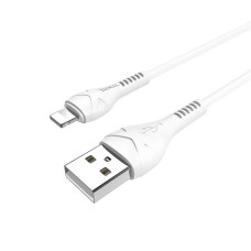 Кабель HOCO X37 USB to iP 2.4A, 1m, PVC, PVC connectors, White (6931474710499)