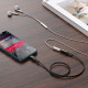 Кабель ACEFAST C1-05 Lightning to 3.5mm aluminum alloy headphones adapter cable Black (AFC1-05B)