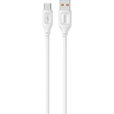 Кабель Usams US-SJ619 3A Type-C Charging & Data Cable -- Moe Series 1m White (SJ619USB02)