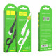 Кабель HOCO X40 USB to Micro 2.4A, 1m, TPE, TPE connectors, Black (6931474711670)