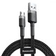 Кабель Baseus Cafule Cable USB For Micro 2.4A 1m Gray+Black (CAMKLF-BG1)