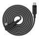 Кабель ACEFAST C5-03 Type-C to Type-C 5A, 100W, 2m, nylon, zinc connectors, Black (AFC5-03B)