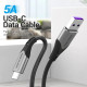 Кабель Vention USB-C to USB 2.0-A Fast Charging Cable 1.5M Gray Aluminum Alloy Type (COFHG) (COFHG)