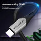 Кабель Vention USB-C to USB 2.0-A Fast Charging Cable 1.5M Gray Aluminum Alloy Type (COFHG) (COFHG)