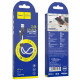 Кабель HOCO X21 Plus USB to iP 2.4A, 0.25m, silicone, silicone connectors, Black+White (6931474712349)