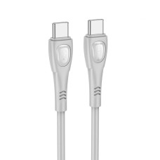 Кабель BOROFONE BX98 Type-C to Type-C Superior 60W charging data cable Gray (BX98CCG)