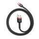 Кабель Baseus Cafule Cable USB For Micro 2.4A 1m Red+Black (CAMKLF-B91)