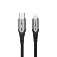 Кабель Vention USB 2.0 C to Lightning Cable 1M Gray Aluminum Alloy Type (TACHF) (TACHF)