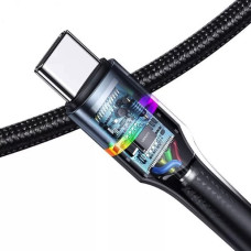 Кабель Usams US-SJ537 U76  Type-C to Type-C PD 100W Fast Charging & Data Cable 1.2m Black (SJ537USB01)