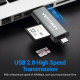 Картрідер Vention USB2.0 Multi-function Card Reader Gray (CCJH0) (CCJH0)