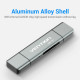 Картрідер Vention USB2.0 Multi-function Card Reader Gray (CCJH0) (CCJH0)