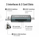 Картрідер Vention USB3.0 Multi-function Card Reader Gray Metal Type (CCHH0) (CCHH0)