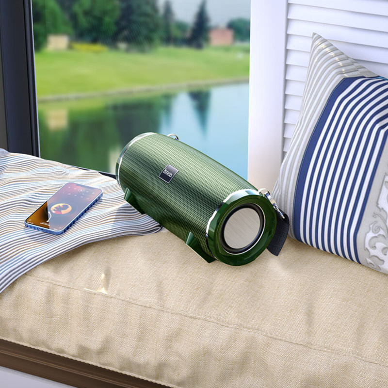 Портативна колонка HOCO HC5 Cool Enjoy sports BT speaker Dark Green (6931474746672)