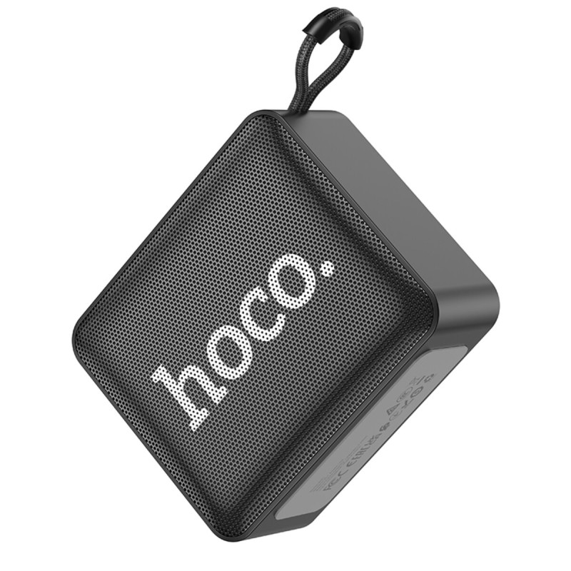Портативна колонка HOCO BS51 Gold brick sports BT speaker Black (6931474780737)