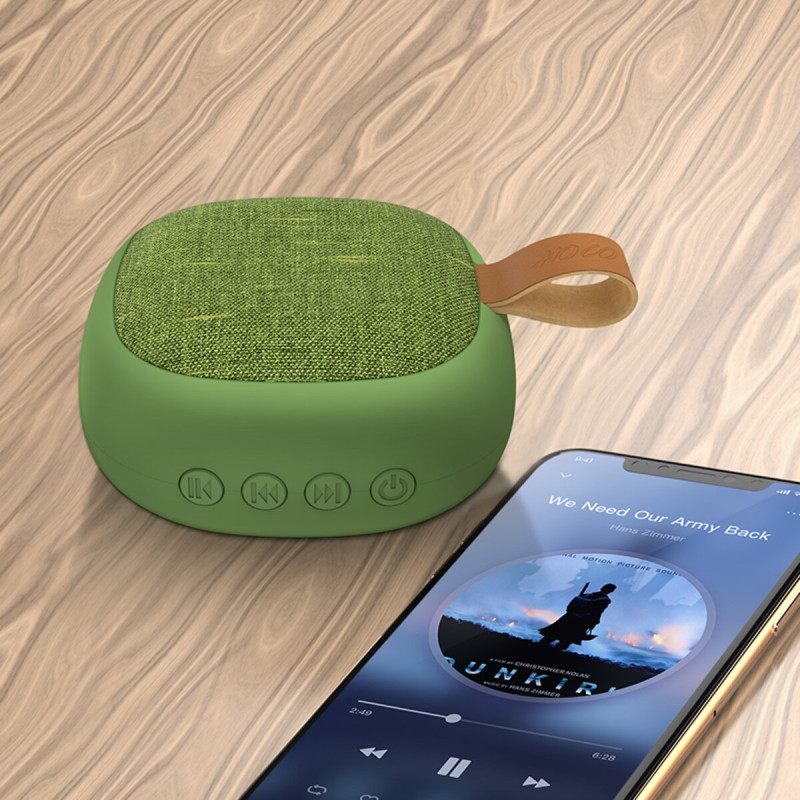 Портативна колонка HOCO BS31 Bright sound sports wireless speakerr Army Green (6931474708595)