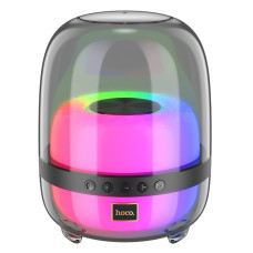 Портативна колонка HOCO BS58 Crystal colorful luminous BT speaker Magic Black Night (6942007600552)