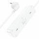 Мережевий подовжувач HOCO NS2 3-position extension cord socket(including 3*USB output) White (6931474765178)