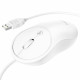 Миша HOCO GM13 Esteem business wired mouse White (6931474757852)