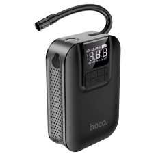 Автомобільний насос HOCO S53 Breeze portable smart air pump Black (6931474750136)