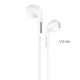 Навушники HOCO M39 Rhyme sound earphones with microphone White (6957531079774)