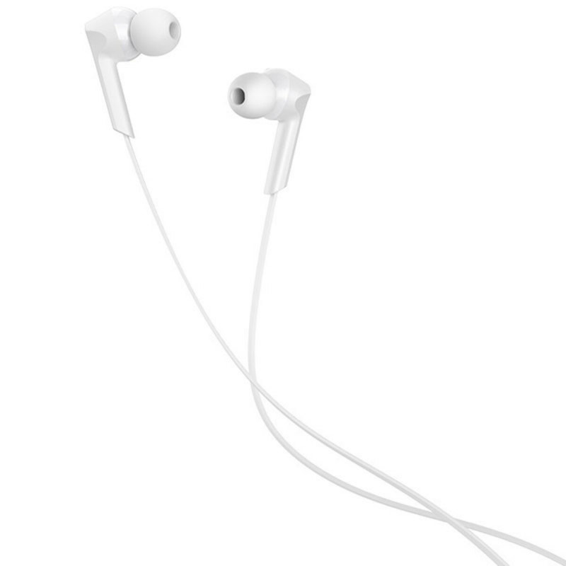 Навушники HOCO M72 Admire universal earphones with mic White (6931474719638)