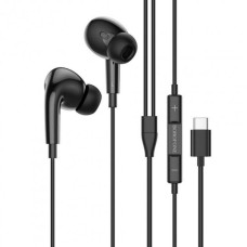 Навушники BOROFONE BM30 Pro Original series earphones for Type-C Black (BM30PCB)