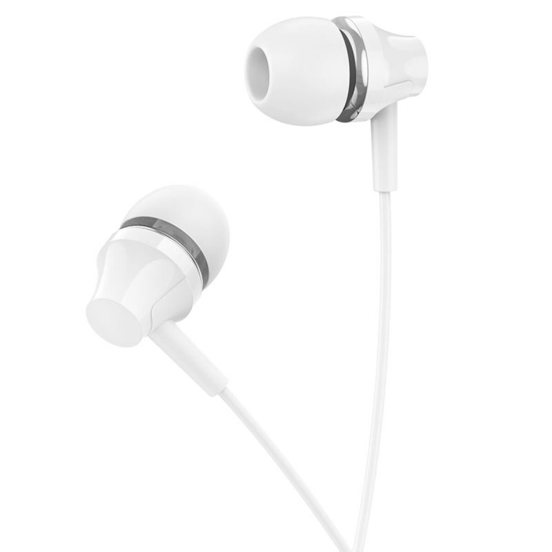 Навушники BOROFONE BM74 Singer universal earphones with microphone White (BM74W)