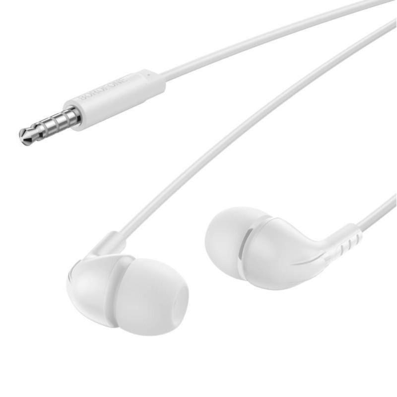 Навушники BOROFONE BM83 Craft universal earphones with mic White (BM83W)