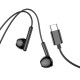 Навушники HOCO M93 Type-C Joy wire-controlled digital earphones with microphone Black (6931474778819)