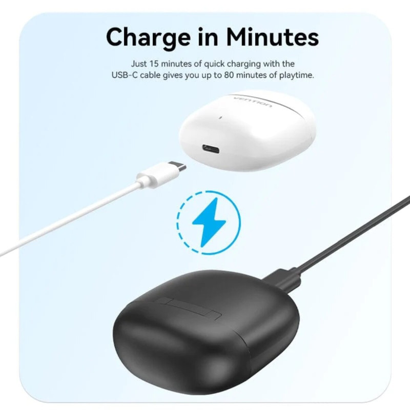 Навушники Vention Elf Earbuds E02 White (NBGW0) (NBGW0)