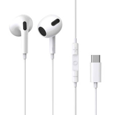 Навушники Baseus Encok Type-C lateral in-ear Wired Earphone C17 White (NGCR010002)