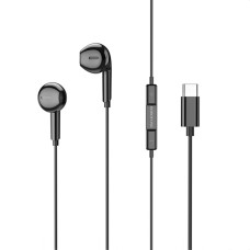 Навушники BOROFONE BM71 Light song Type-C wire-controlled digital earphones with microphone Black (BM71CB)