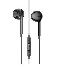 Навушники HOCO M101 Crystal joy wire-controlled earphones with microphone Black (6931474782335)