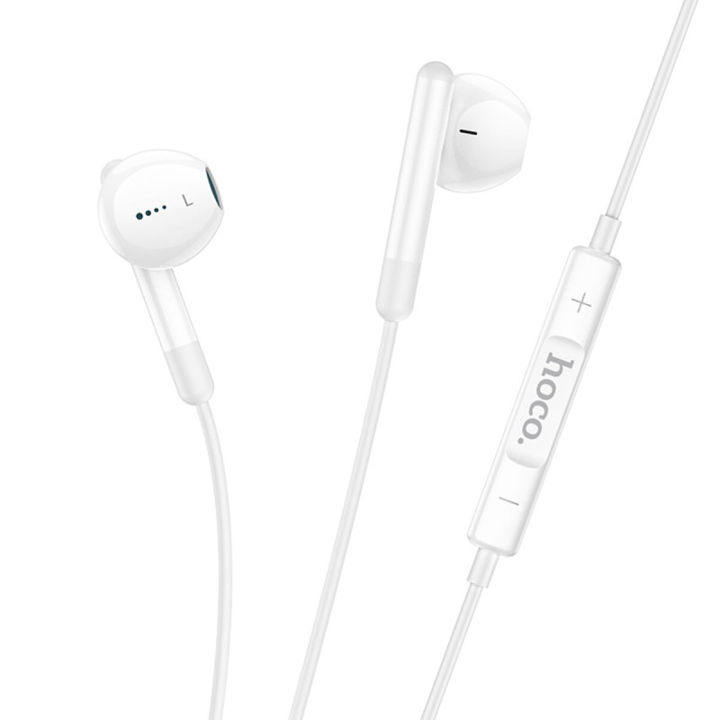 Навушники HOCO M93 Type-C Joy wire-controlled digital earphones with microphone White (6931474778826)