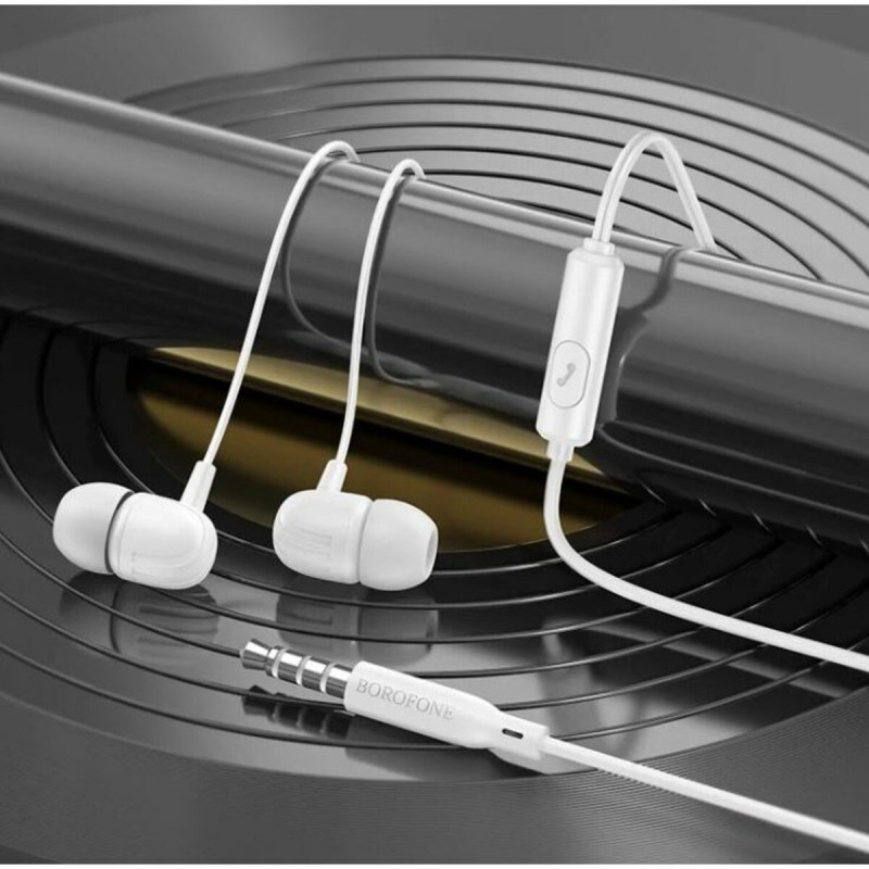 Навушники BOROFONE BM77 Ascending universal headset with microphone White (BM77W)
