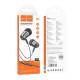 Навушники HOCO M108 Spring metal universal earphones with mic Metal Gray (6931474797575)