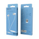 Навушники BOROFONE BM25 Sound edge universal earphones with mic White (BM25W)