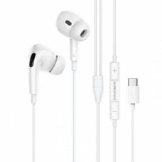 Навушники BOROFONE BM30 Pro Original series earphones for Type-C White (BM30PCW)