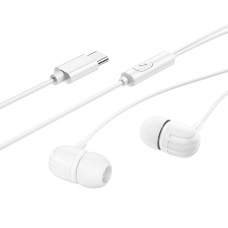 Навушники BOROFONE BM77 Type-C Delicious universal digital earphones with microphone White (6941991103018)