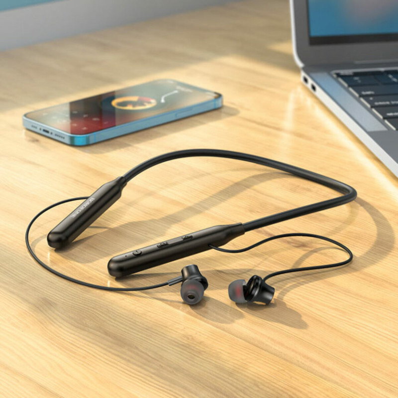 Навушники BOROFONE BE56 Powerful sports BT earphones Black (BE56B)